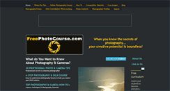 Desktop Screenshot of freephotocourse.com